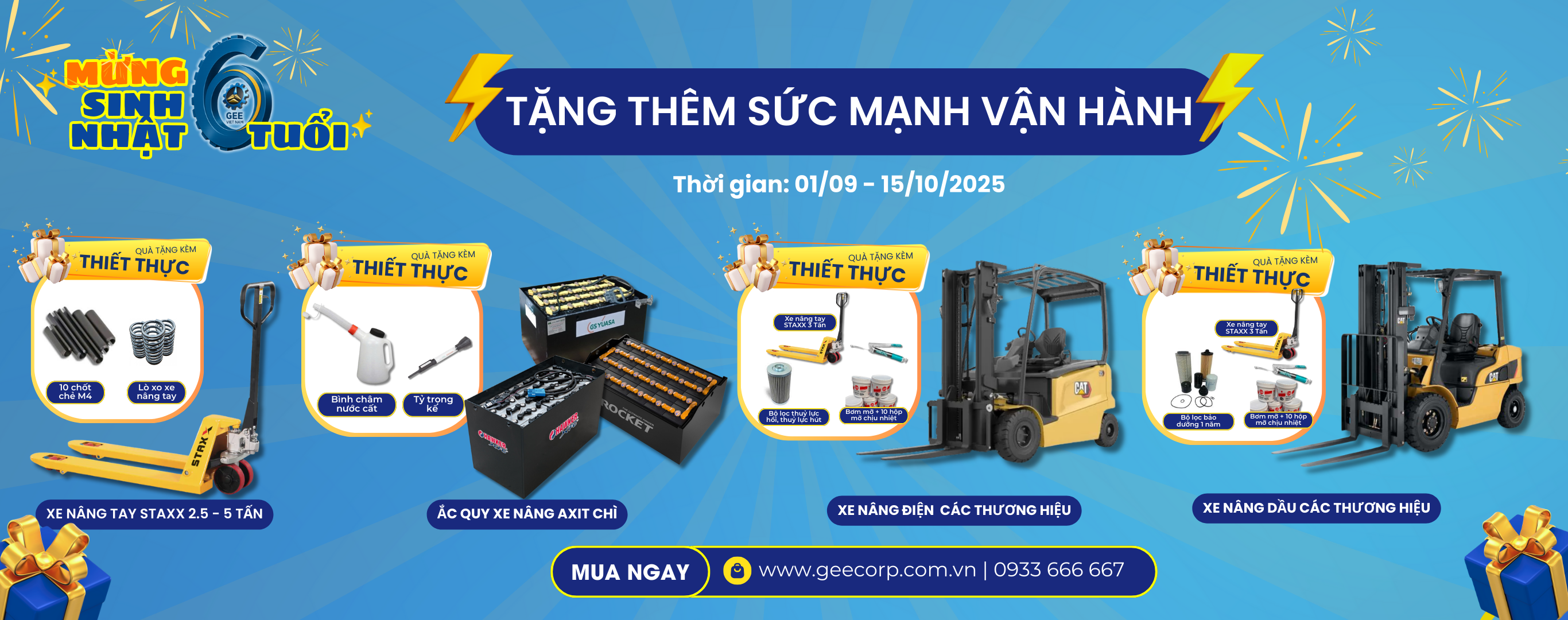 chuong trinh sinh nhat GEE Việt Nam 6 tuổi