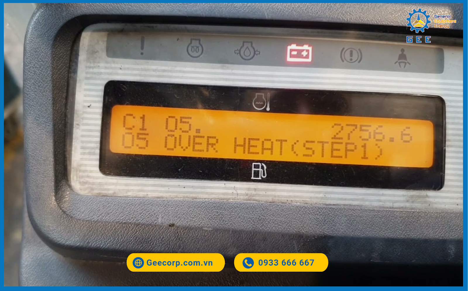 Các xe nâng điện hiện nay hầu hết đều có màn hình hiển thị lỗi giúp bạn theo dõi và nhận biết lỗi nhanh chóng