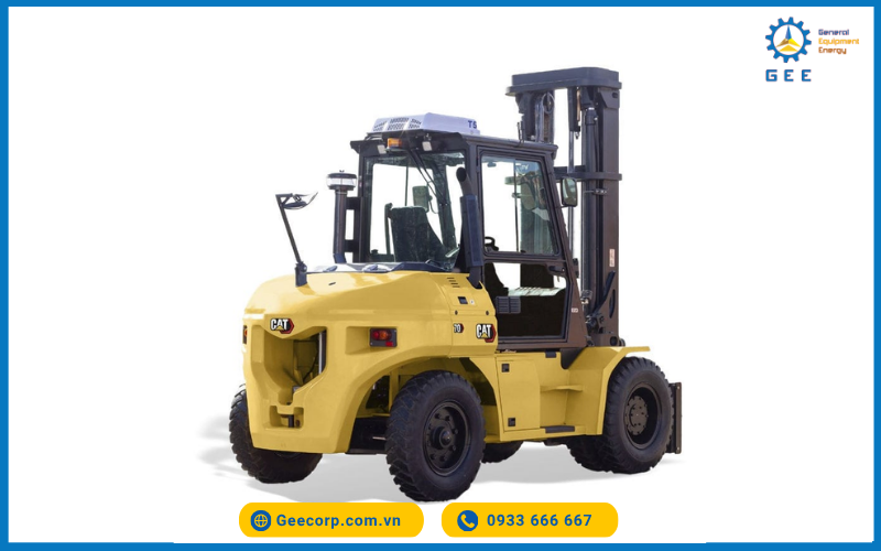 Xe nâng dầu CAT DP60-100N3 (6 - 10 tấn) với độ bền cao, ổn định vượt trội, dành cho doanh nghiệp đòi hỏi hiệu suất mạnh mẽ.