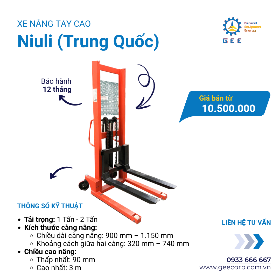 Xe nâng tay cao Niuli