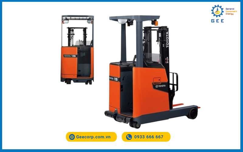 Xe Nâng Điện Reach Truck Đứng Lái Toyota 8FBR20 (2 Tấn)