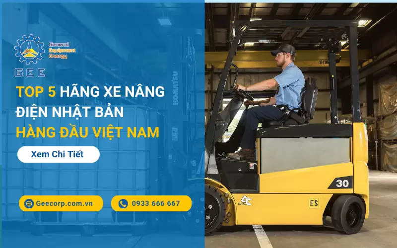 Top 5 Hãng Xe Nâng Điện Nhật Bản Hàng Đầu Tại Việt Nam