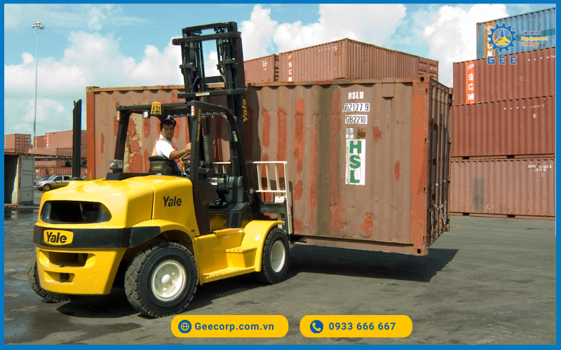Xe nâng dầu Yale