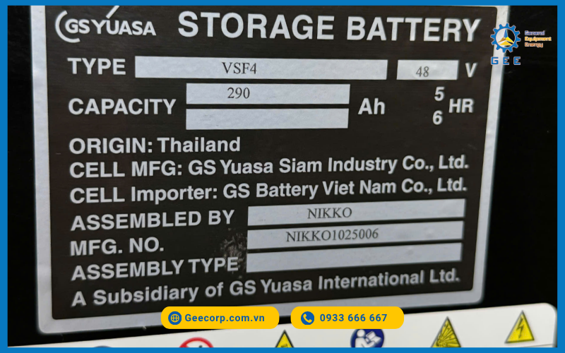 GS Yuasa nổi tiếng với các sản phẩm ắc quy chất lượng cao, đặc biệt là ắc quy axit chì.