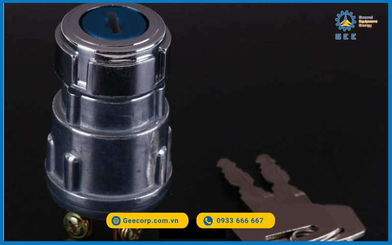 Cấu tạo ổ khóa xe nâng điện.