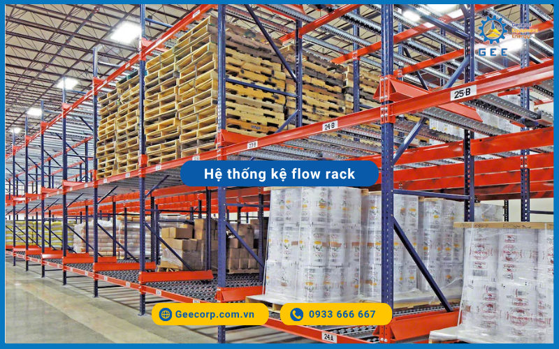 Hệ thống kệ Flow Rack.