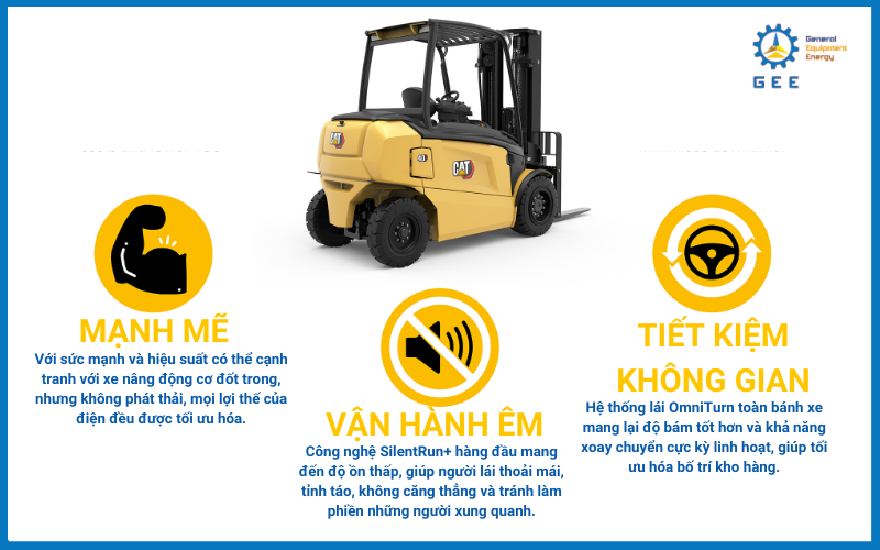 Lợi ích của xe nâng điện dành cho doanh nghiệp.