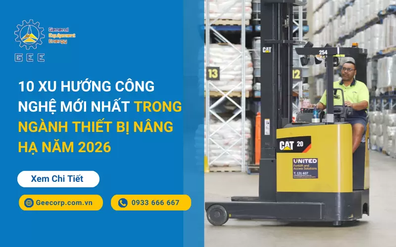 10 Xu hướng công nghệ mới nhất trong ngành Thiết bị Nâng hạ