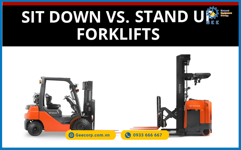 Xe nâng điện ngồi lái và đứng lái. Đâu là sự lựa chọn tốt hơn?
