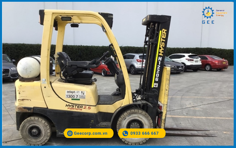 Xe nâng khí nén thiên nhiên CNG Hyster.