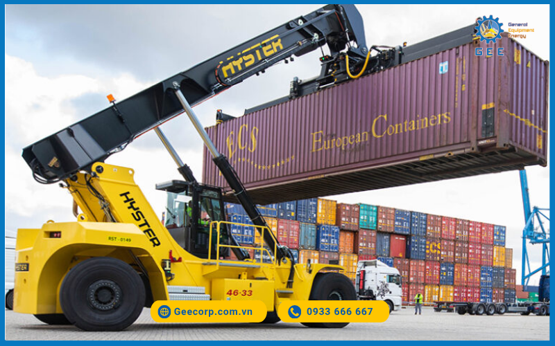 Xe nâng Hyster.