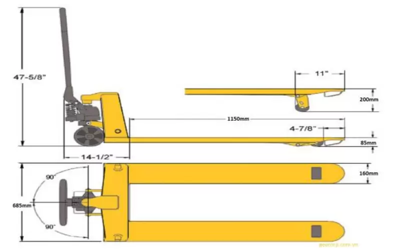 Ở Thành Phố Hồ Chí Minh Xe Nâng Tay Giá Siêu Rẻ