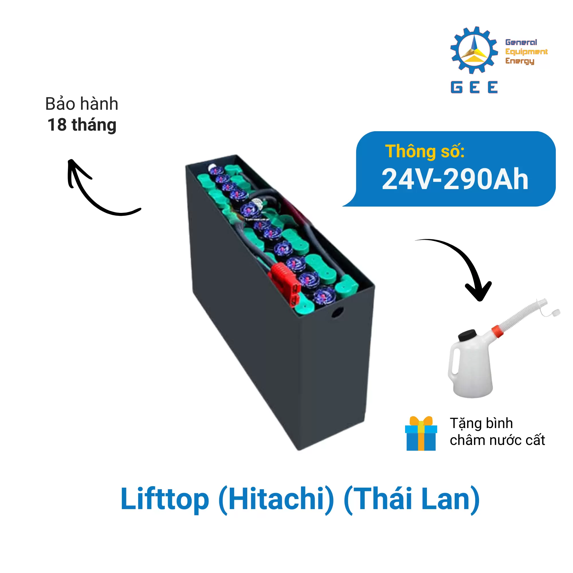 ac-quy-xe-nang-Lifttop-(Hitachi)-24V-290Ah-gee-viet-nam
