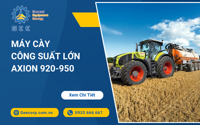 Máy cày công suất lớn CLAAS AXION 920-950