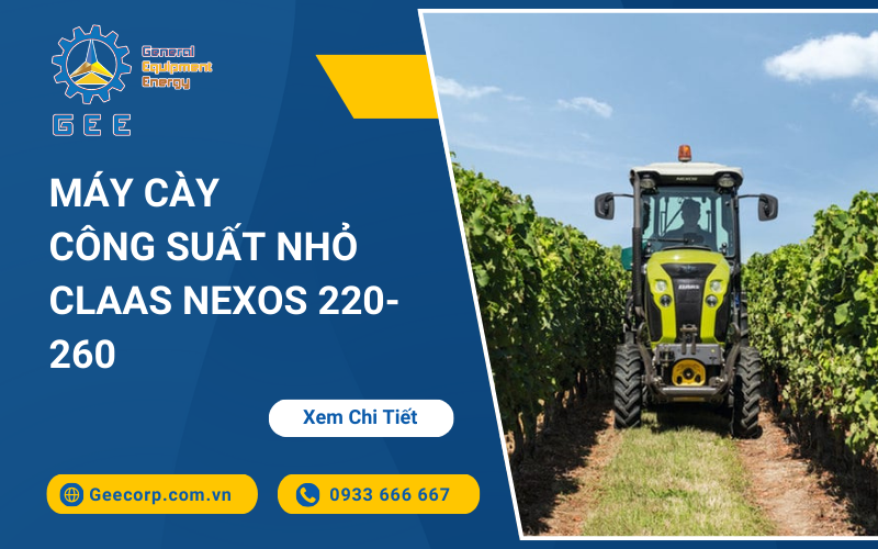 Máy cày công suất nhỏ CLAAS NEXOS 220-260