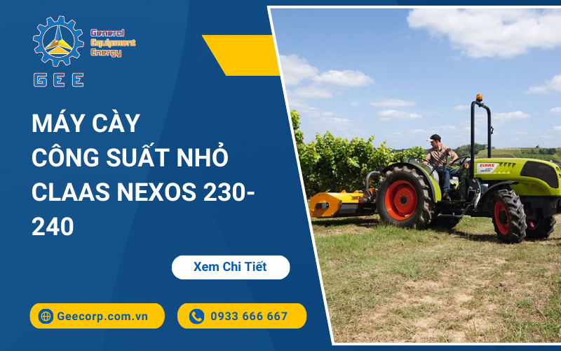 Máy cày công suất nhỏ CLAAS NEXOS 230-240
