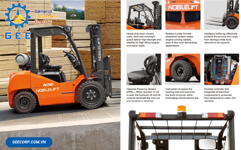 Xe nâng dầu Noblelift FD25N-35N (2 - 3.5 Tấn) N Series IC Forklift