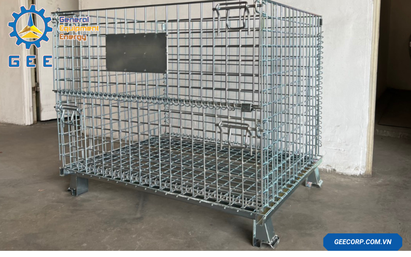 Pallet Lưới Không Có Bánh Xe