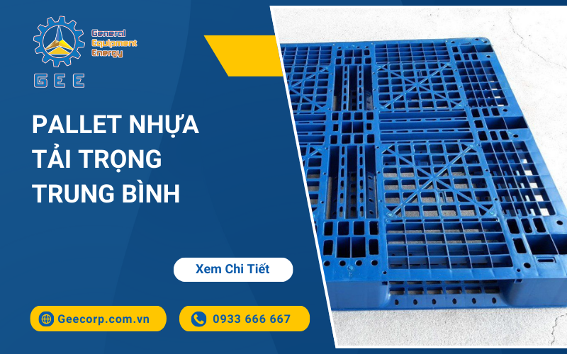 Pallet Nhựa Tải Trung Bình