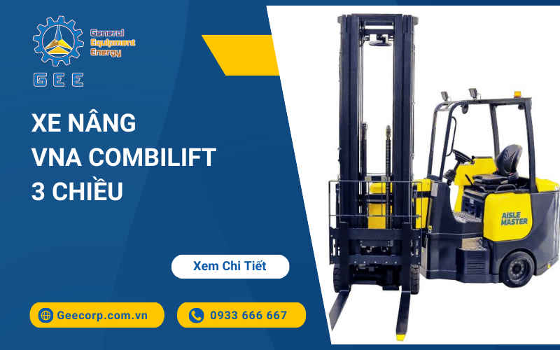 Xe nâng VNA Combilift 3 chiều