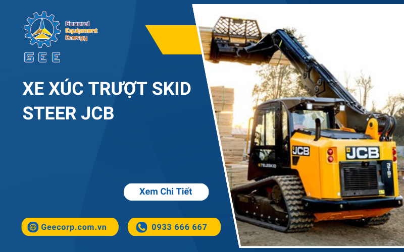 XE XÚC TRƯỢT SKID STEER JCB