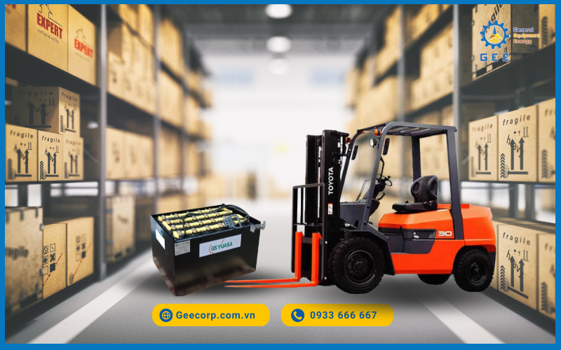 Ắc quy xe n&acirc;ng GS Yuasa 48V-510Ah