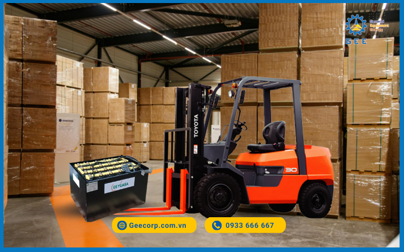 Ắc quy xe n&acirc;ng GS Yuasa 48V-465Ah