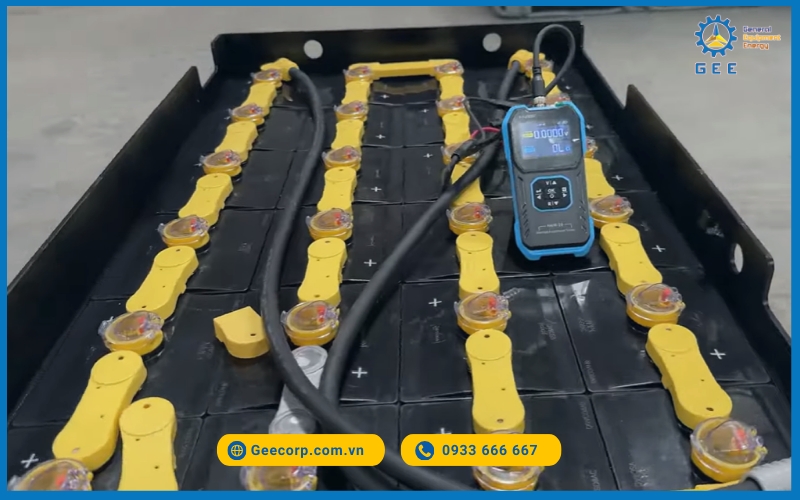 Ắc quy xe n&acirc;ng GS Yuasa 48V-600Ah 