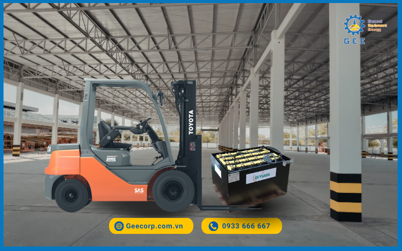  Ắc quy xe n&acirc;ng GS Yuasa 48V-500Ah