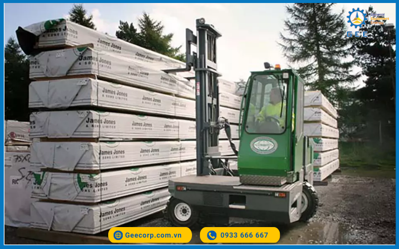 Quy tr&igrave;nh n&acirc;ng hạ của Xe n&acirc;ng dầu Combilift C10000 (10 tấn) C-Series