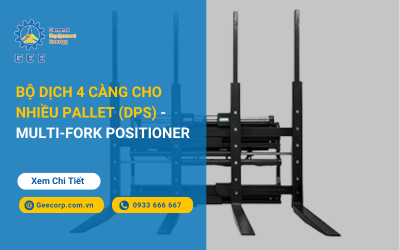 Bộ dịch 4 càng cho nhiều pallet (DPS) - Multi-fork positioner
