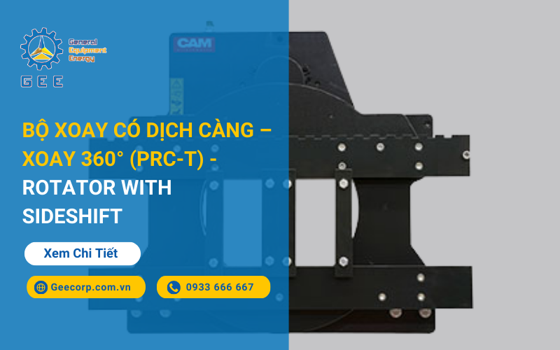 Bộ xoay có dịch càng – xoay 360° (PRC-T) - Rotator with sideshift