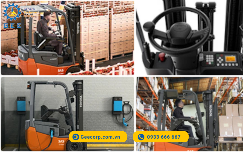 Xe nâng điện Toyota Traigo24 (1 - 1.5 tấn)