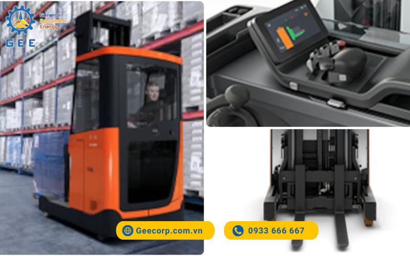 Xe nâng điện Reach Truck Toyota Reflex (1.2 - 1.6 tấn)