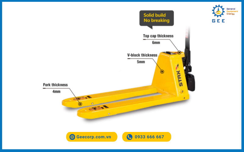 Xe nâng tay điện Lithium STAXX (1.5 - 2 Tấn)