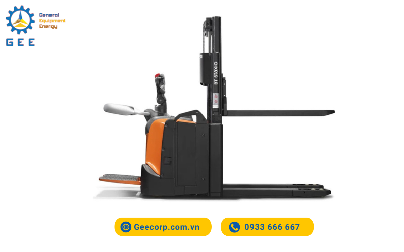 Xe nâng tay platform pallet Toyota Staxio Double Stacker (2 tấn)