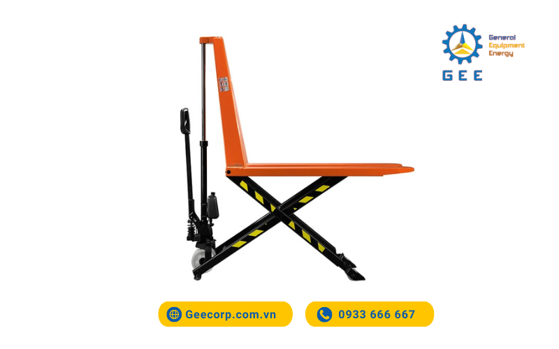 Xe nâng tay kết hợp bàn nâng Toyota (0.8 - 1 tấn)