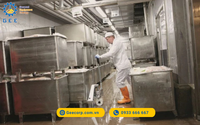 Xe nâng tay inox Toyota Wet Spec (2 - 2.3 tấn)