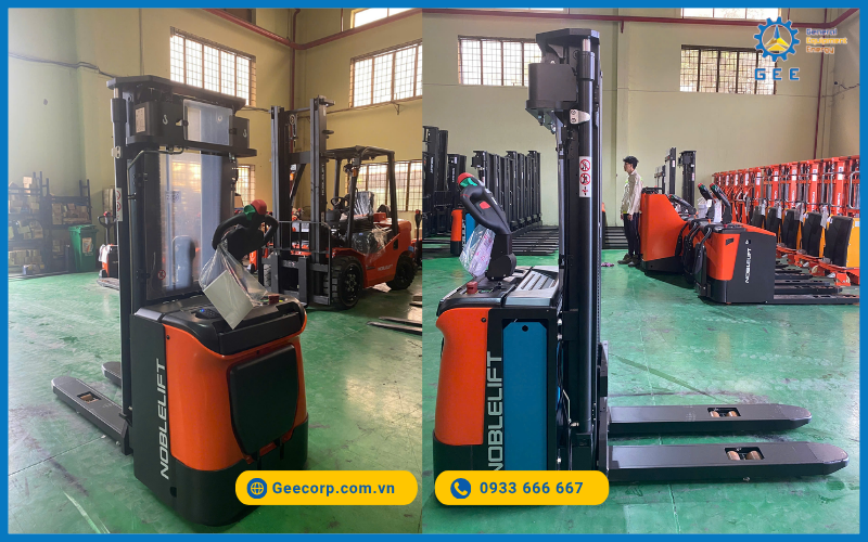 Hình ảnh thực tế của xe nâng điện đối trọng Noblelift PS12CB 12000kg tại kho