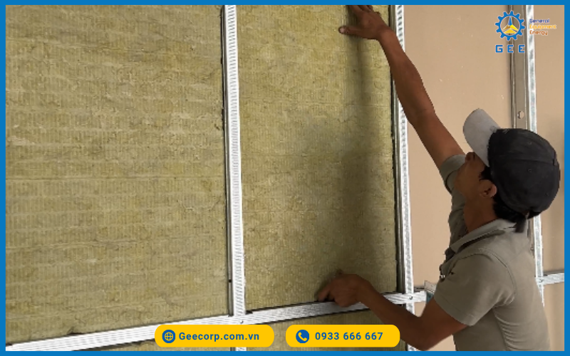 Hình ảnh thực tế khi sử dụng bông sợi đá cách nhiệt Rockwool Thermalrock® S