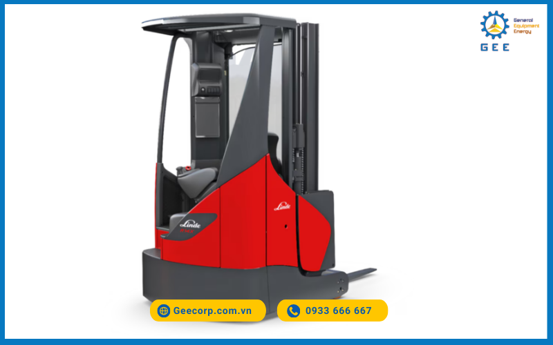 Cấu trúc compact với khoảng di chuyển garô nâng cực ngắn, phù hợp kho lối đi hẹp