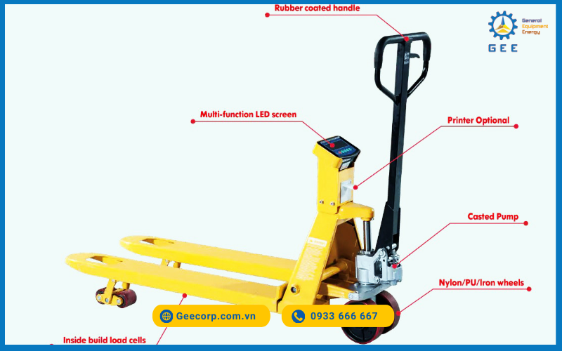 Xe nâng tay có gắn cân điện tử STAXX WH - 25/30ES là giải pháp nâng hạ và cân đo tối ưu dành cho các doanh nghiệp.
