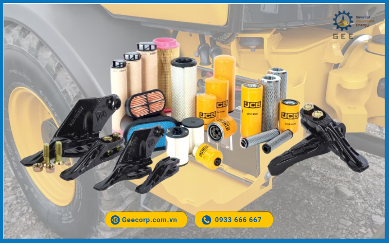 Phụ tùng máy xúc lật JCB