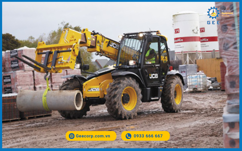 Kiếng xe JCB 535 Glassinter TVH.