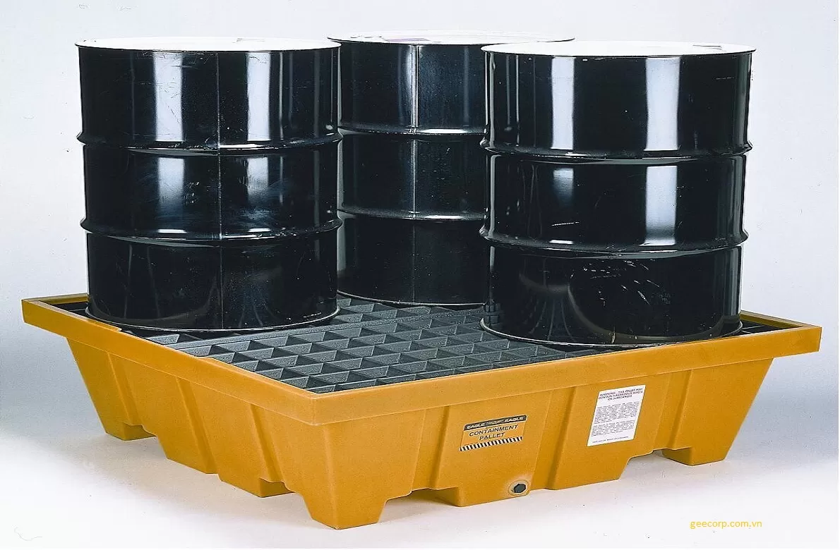 Pallet Nhựa Chống Tràn 4 Phuy