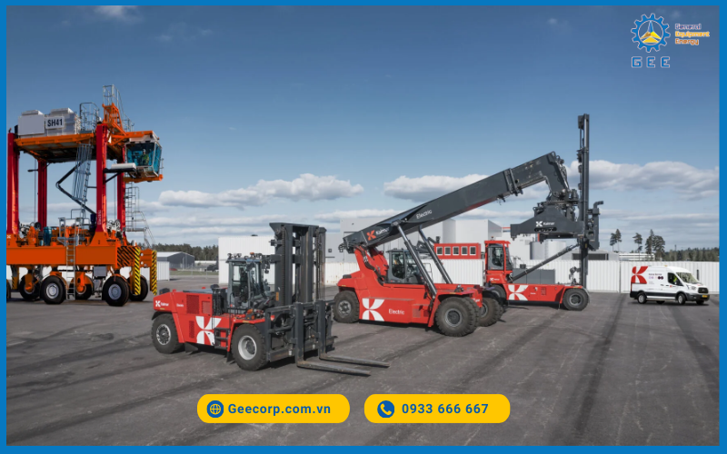 Một số dòng xe gắp container Kalmar phổ biến