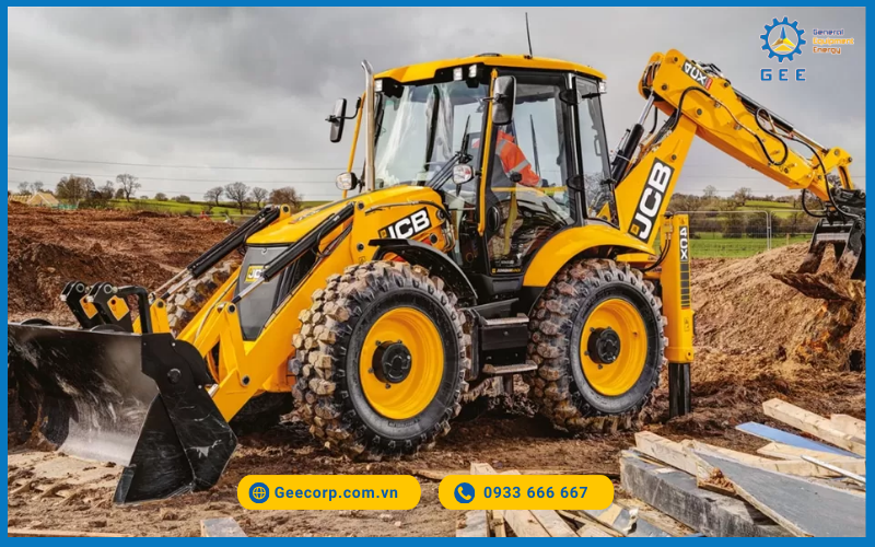Máy xúc đào liên hợp JCB.