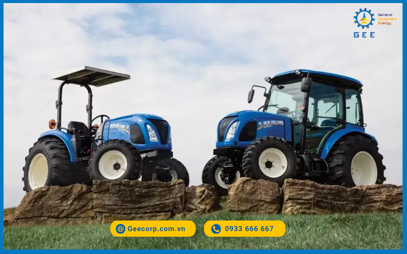 Máy cày New Holland.