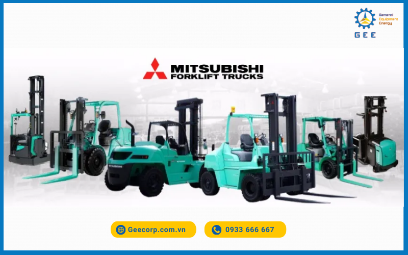  Các dòng sản phẩm của Mitsubishi.