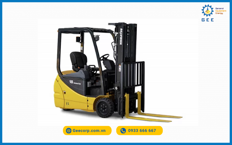 Xe nâng điện Komatsu.